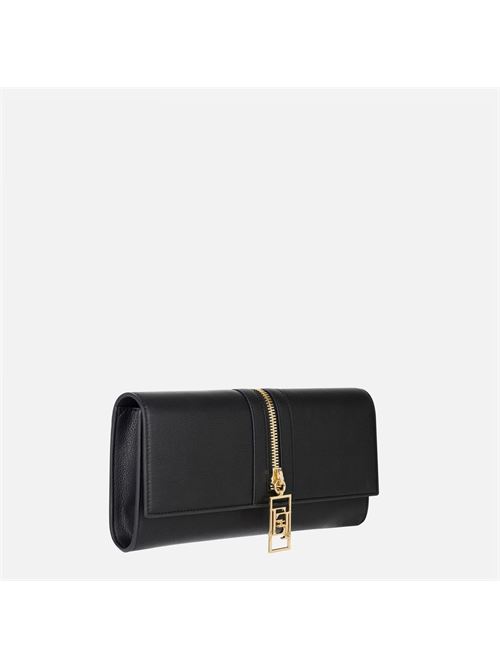 Borsa baguette in materiale effetto pelle con zip ELISABETTA FRANCHI | BS74A47E247E2110